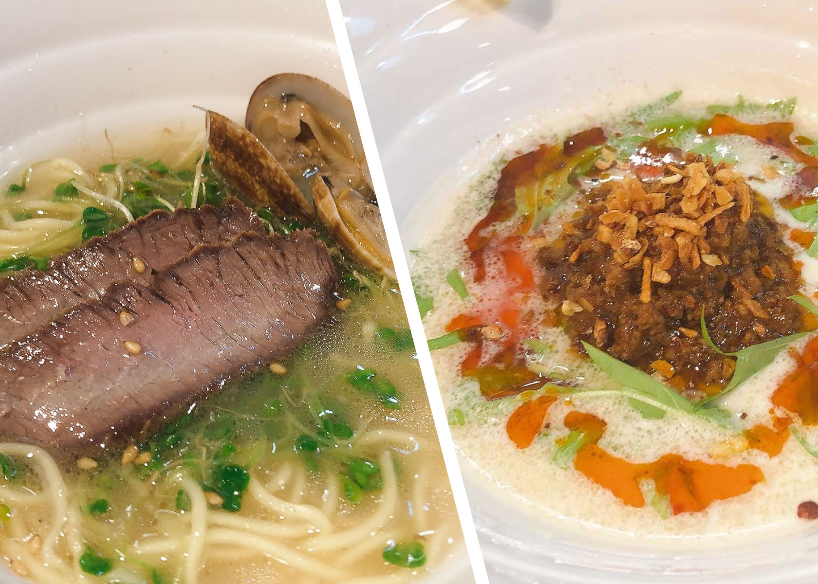 ［ラーメンシリーズ］羊出汁ラーメンがなんと2種類！白湯系塩と担担麺が味わえる贅沢な〆ラーメン／ジンギスカン慶彦