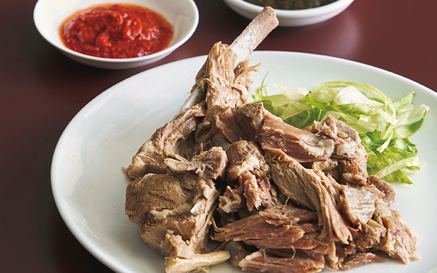 手把肉（骨付き塩ゆでラム）